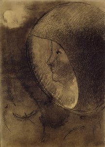 Cellular Face, 1895 (szén, papíron)